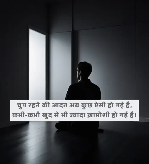 Khamoshi Shayari on Life