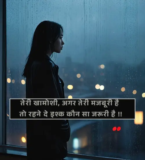 Teri Khamoshi Shayari