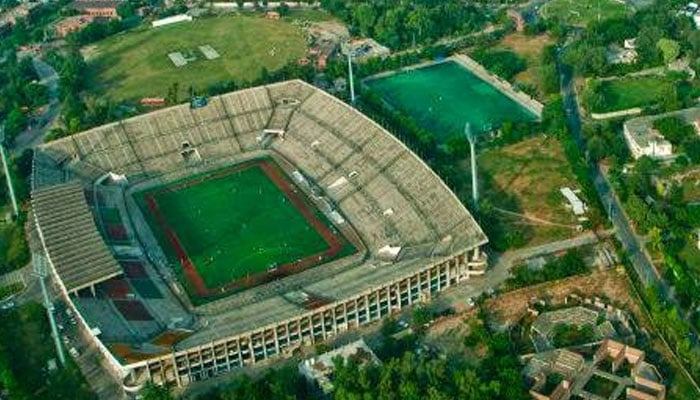 The National Hockey Stadium from Lahore